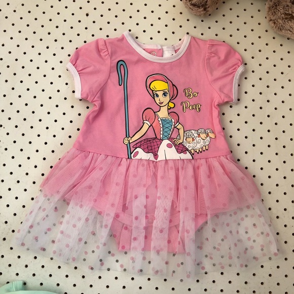 Baby size 0 Two DISNEY Onesies, short sleeve, cotton, Thumper, Bopeep& her sheep - Picture 2 of 13